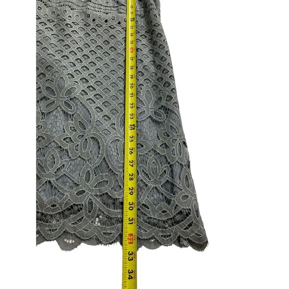 Flutter Dance & Marvel Women Size Medium Gray Lace Dress (30-481) - Picture 5 of 6